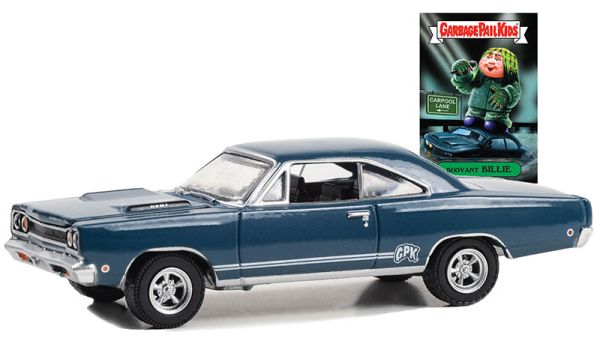 GREEN54090-A - PLYMOUTH Hemi GTX 1968 Blue from the series GARBAGE PAIL KIDS in blister pack - 1