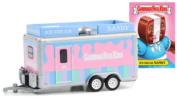 GREEN54090-D - Ice cream trailer from GARBAGE PAIL KIDS series, blister carded - 1