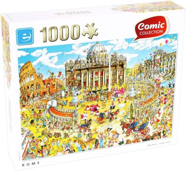 KING56016 - 1000 pieces Puzzle Comic Collection Rome - 1