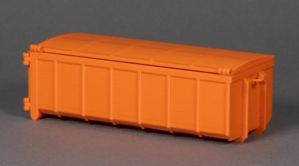 MSM5608/02 - 20m3 skip with orange lid - 1