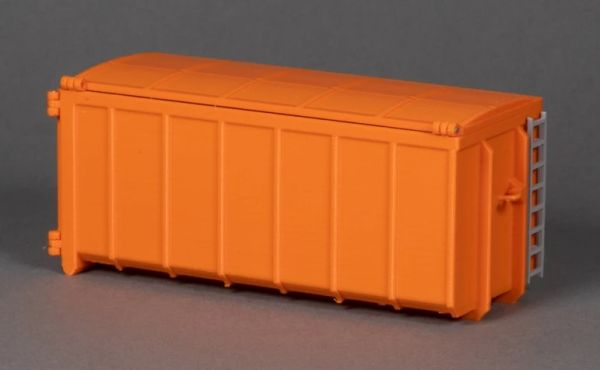 MSM5609/02 - 30m3 skip with orange lid - 1