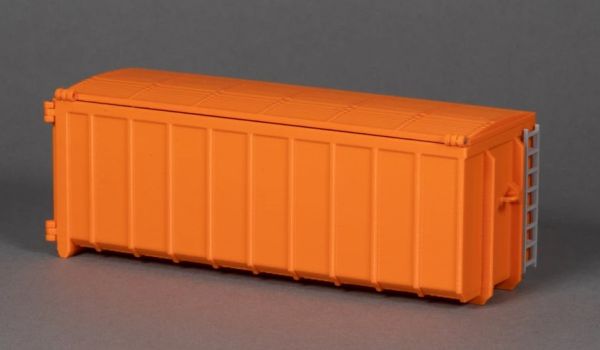 MSM5610/02 - 40m3 skip with orange lid - 1