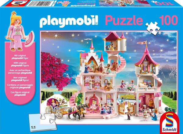 SCM56383 - Playmobil Princess Castle 100 Piece Puzzle with figure - 1