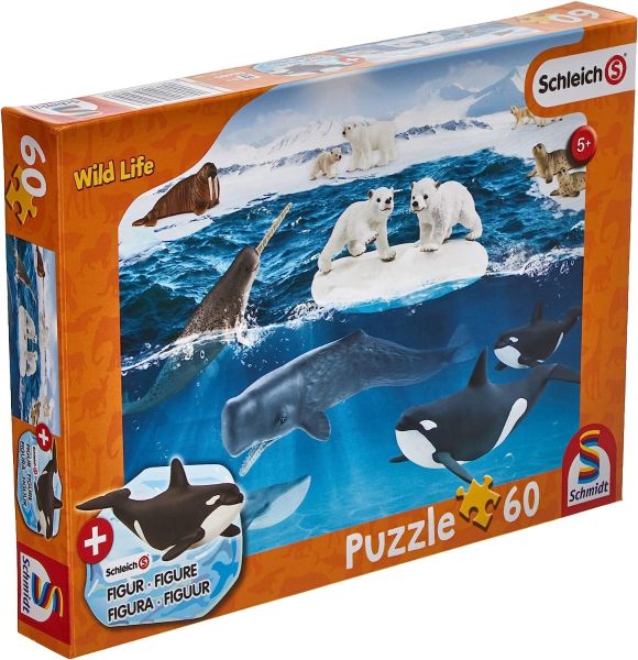 SCM56405 - 60 Piece Puzzle In the Arctic SCHLEICH - 1