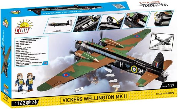 COB5723 - Military aircraft Vickers Wellington MK.II - 1162 pieces - 1