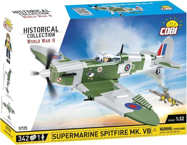 COB5725 - SUPERMARINE Spitfire MKVB Military Aircraft - 342 Pieces - 1