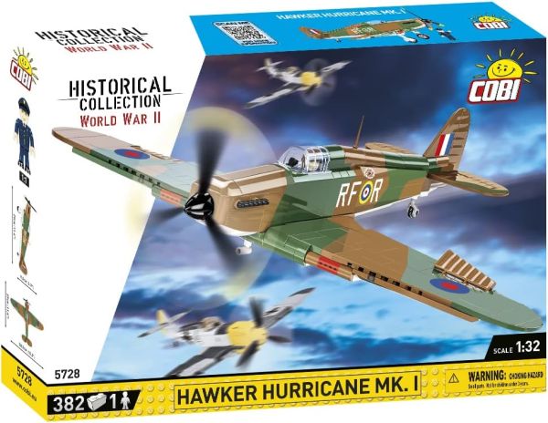 COB5728 - HAWKER HURRICAN MK.I military aircraft - 382 pieces - 1