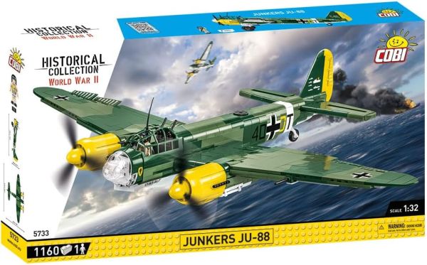 COB5733 - JUNKERS JU-88 military aircraft - 1160 pieces - 1