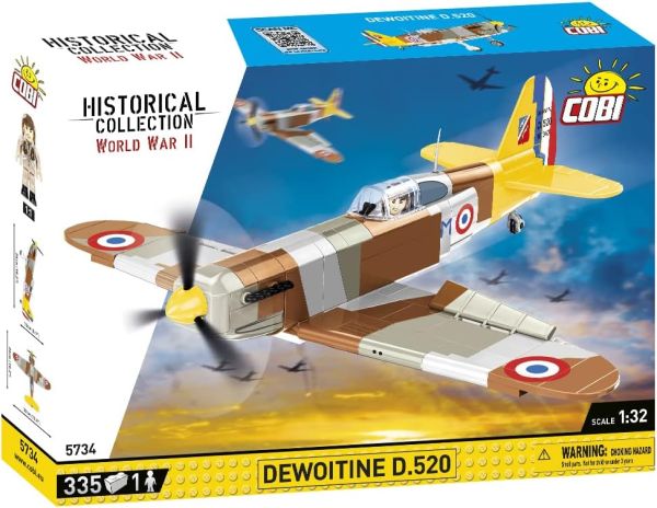 COB5734 - DEWOITINE D.520 military aircraft – 335 pieces - 1