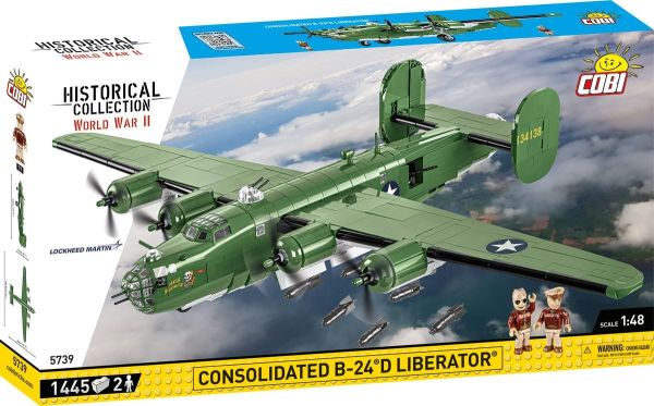 COB5739 - Consolidated B-24D Liberator Military Aircraft - 1445 Pieces - 1