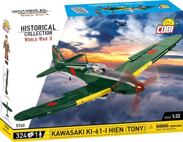 COB5740 - KAWASAKI KI-61-HIEN military aircraft - 324 pieces - 1