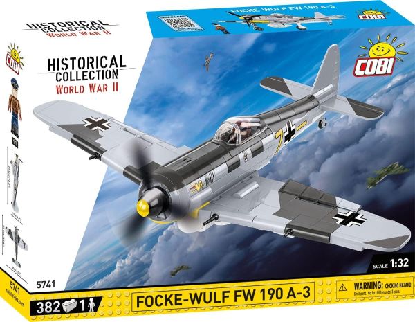 COB5741 - FOCKE-WULF FW 190 A3 military aircraft - 382 pieces - 1