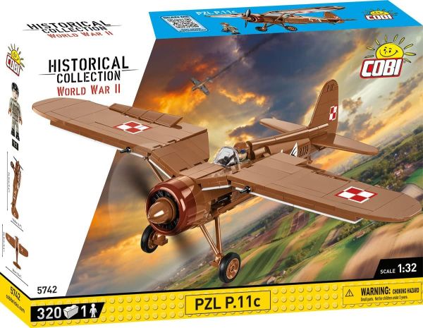 COB5742 - PZL P-11C Military Aircraft - 320 Pieces - 1