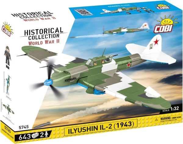 COB5745 - Military aircraft ILYUSHIN II 02 SHTURMOVIK – 643 Parts - 1