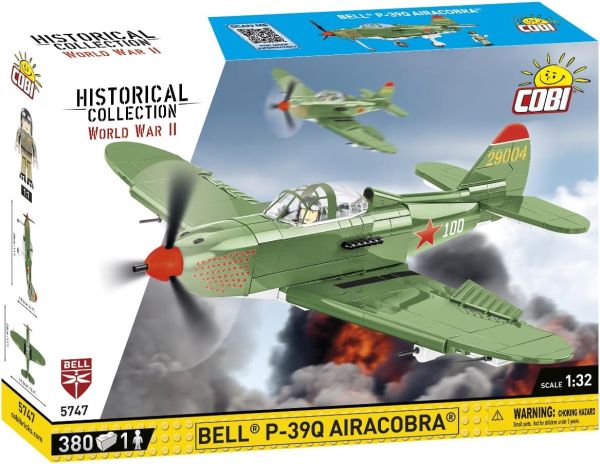 COB5747 - BELL P-39Q Airacobra military aircraft - 380 pieces - 1