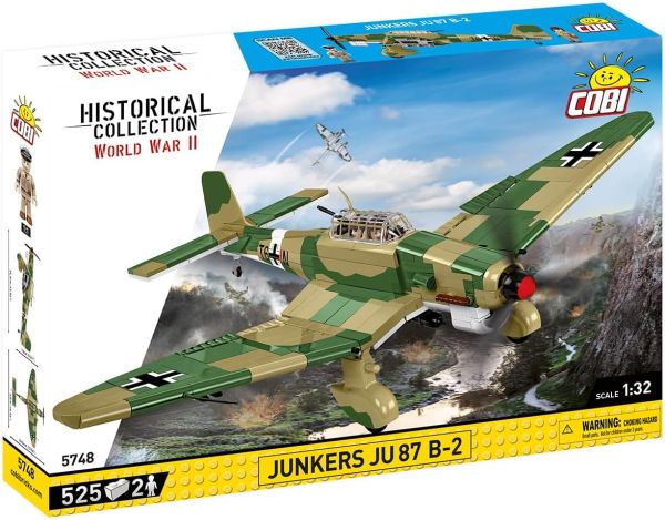 COB5748 - JUNKERS JU-87 B-2 military aircraft - 525 pieces - 1