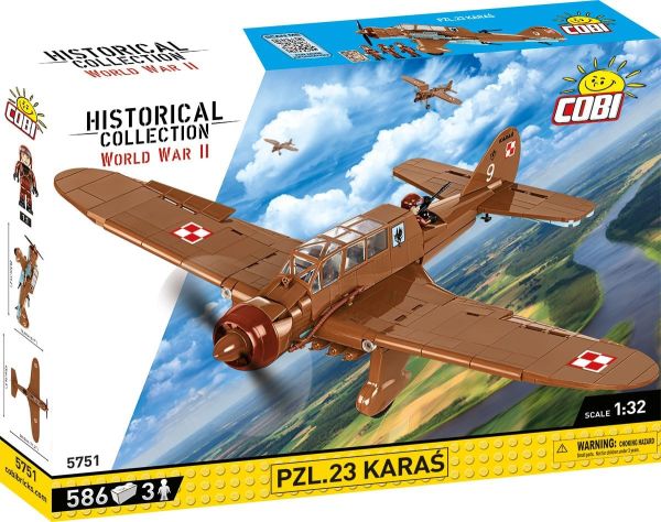 COB5751 - PZL.23 KARAS military aircraft – 586 pieces - 1