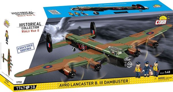 COB5758 - Avro Lancaster B. III Dambuster military aircraft - Exclusive Edition - 1747 Parts - 1