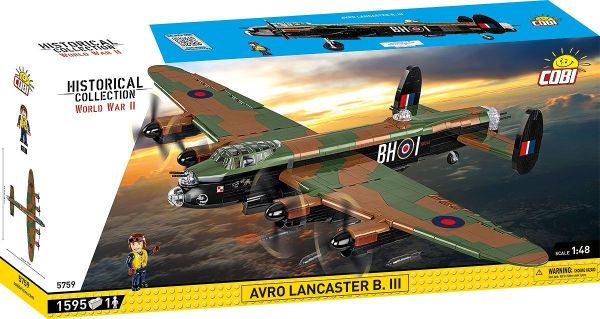 COB5759 - Military Avro Lancaster B. III - 1595 Parts - 1