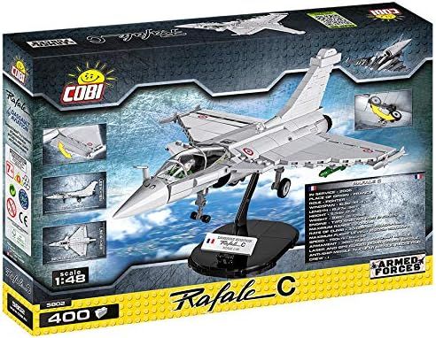 COB5802 - RAFALE C military aircraft - 400 pieces - 1