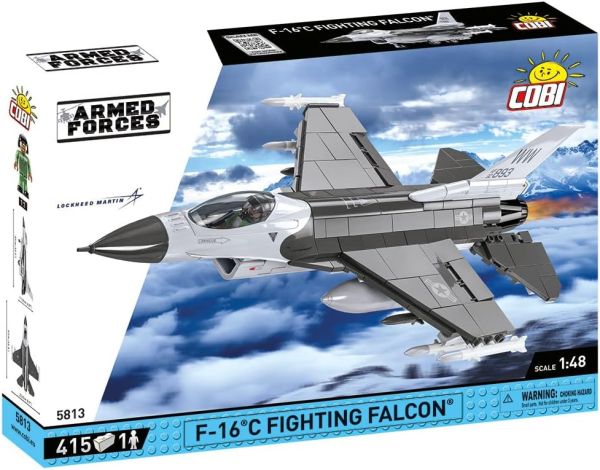 COB5813 - F-16C FIGHTING FALCON Military Aircraft - 415 Pieces - 1