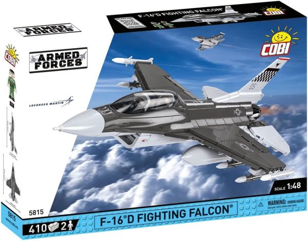 COB5815 - F-16D FIGHTING FALCON Military Aircraft - 410 Pieces - 1