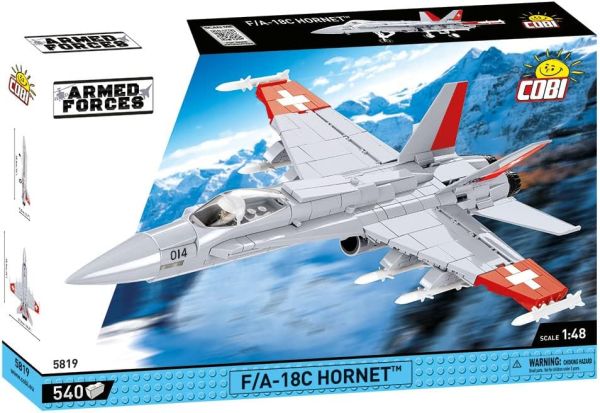 COB5819 - F/A-18C HORNET military aircraft - 540 pieces - 1