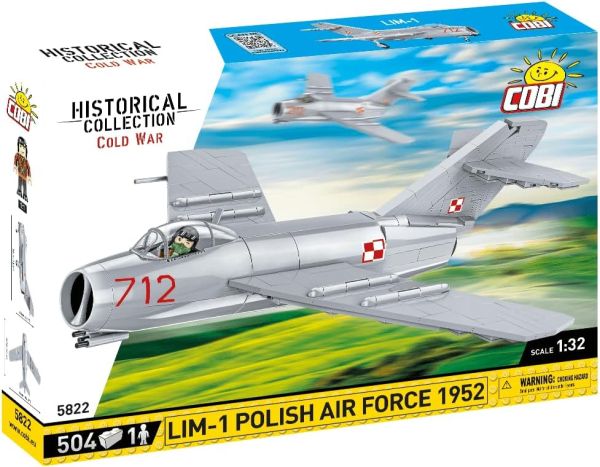 COB5822 - Military aircraft LIM -1 POLISH AIR FORCE 1952 - 504 pieces - 1