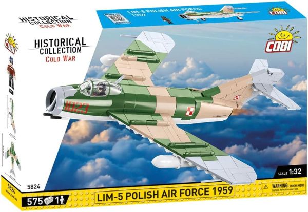 COB5824 - Military aircraft LIM-5 POLISH Air Force 1959 - 575 pieces - 1