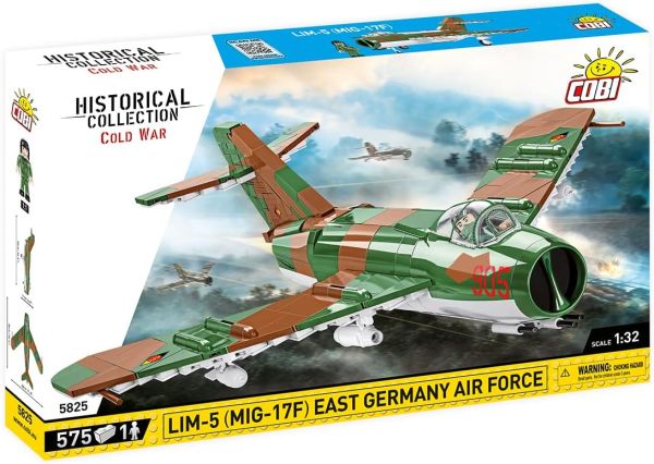 COB5825 - Military aircraft LIM-5 MIG-17 EAST Germany Air Force - 575 pieces - 1