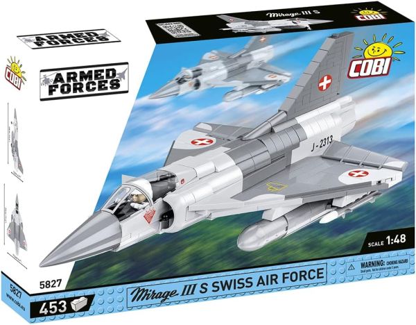 COB5827 - MIRAGE IIIIRS SWISS military aircraft - 453 pieces - 1