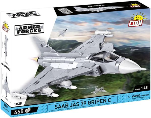 COB5828 - SAAB JAS 39 GRIPEN C military aircraft - 465 pieces - 1