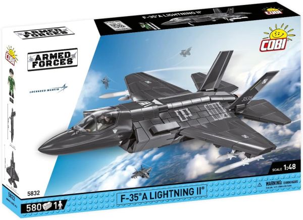 COB5832 - F-35A LIGHTNING II Military Aircraft - 580 Pieces - 1