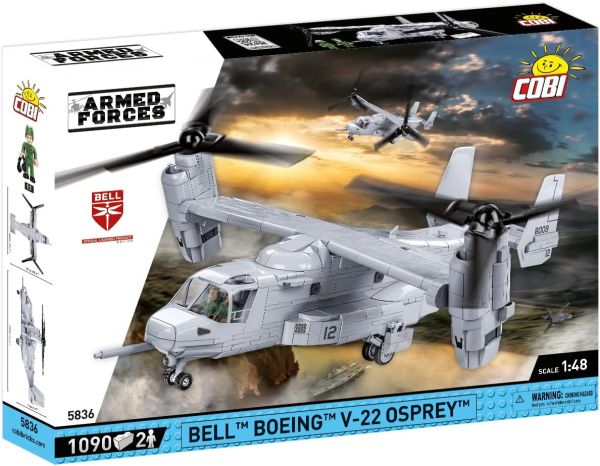 COB5836 - BELL BOEING V-22 Osprey military aircraft – 1090 pieces - 1