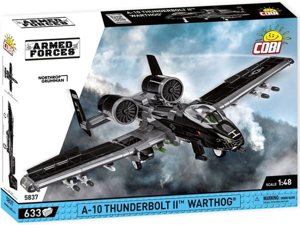 COB5837 - A10 THUNDERBOLT II Warthog Military Aircraft – 633 Pieces - 1