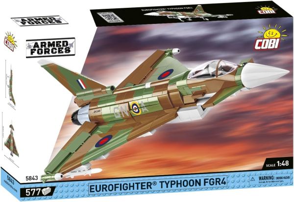 COB5843 - EUROFIGHTER Typhoon FGR4 military aircraft - 577 pieces - 1