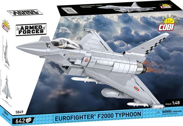 COB5849 - EUROFIGHTER F2000 Typhoon military aircraft - 642 pieces - 1