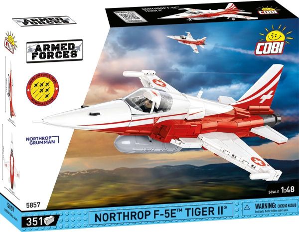 COB5857 - NORTHROP F-5E TIGER II military aircraft - 351 pieces - 1