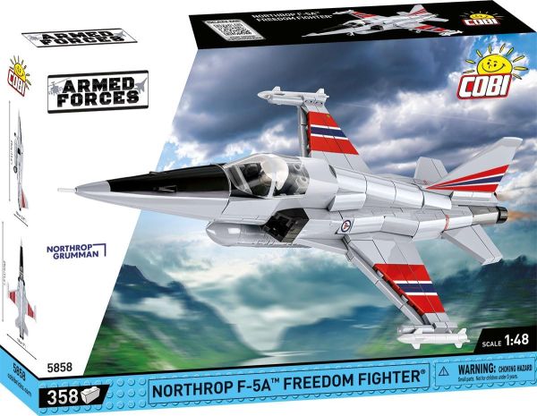 COB5858 - NORTHROP F-5A Freedom Fighter Military Aircraft – 358 Pieces - 1