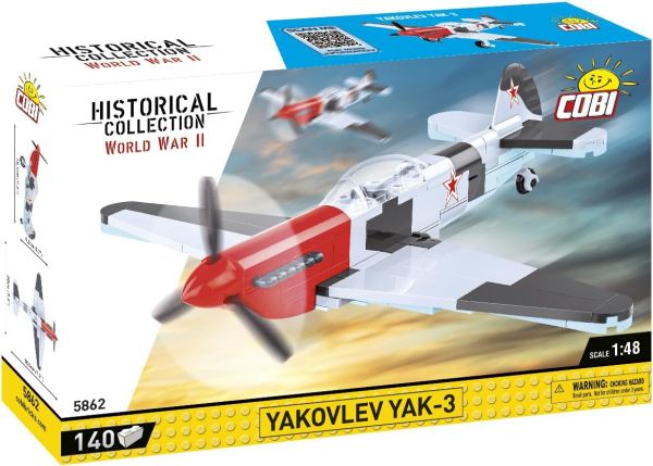 COB5862 - YAKOVLEV YAK-3 military aircraft - 140 pieces - 1