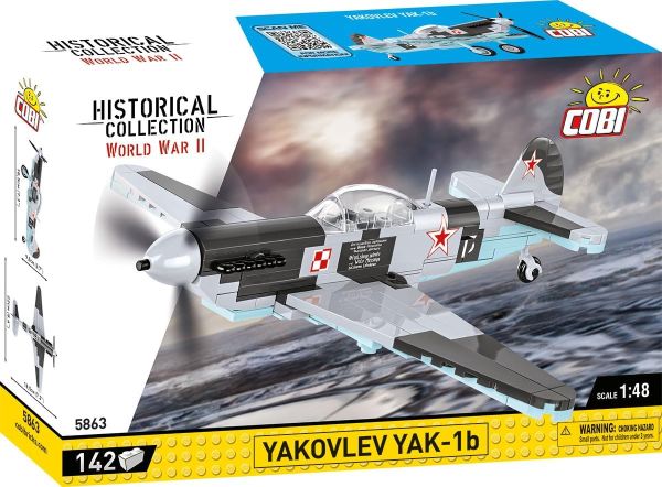 COB5863 - YAKOVLEV YAK-1B military aircraft - 142 pieces - 1