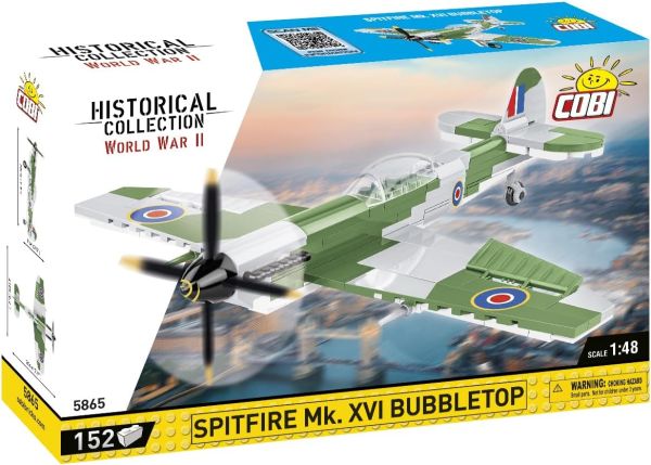 COB5865 - SPITFIRE MK.XVI Bubbletop Military Aircraft - 152 Pieces - 1