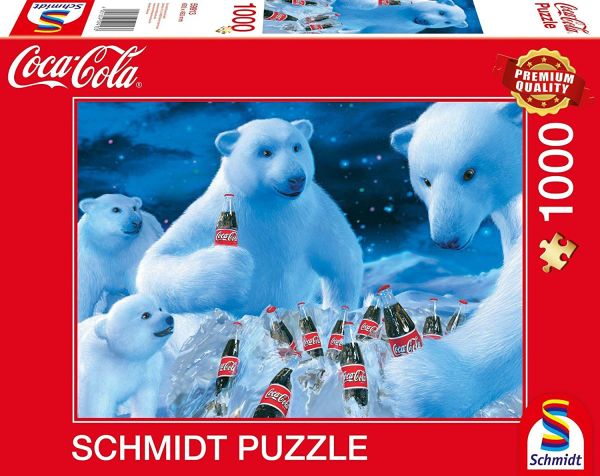 SCM59913 - 1000 Pieces Polar Bear Puzzle COCA COLA - 1