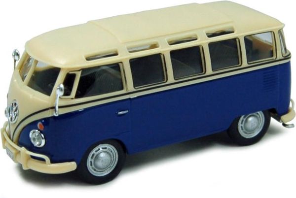 CAR60330DBL - VOLKSWAGEN T1 Samba Blue and white - 1