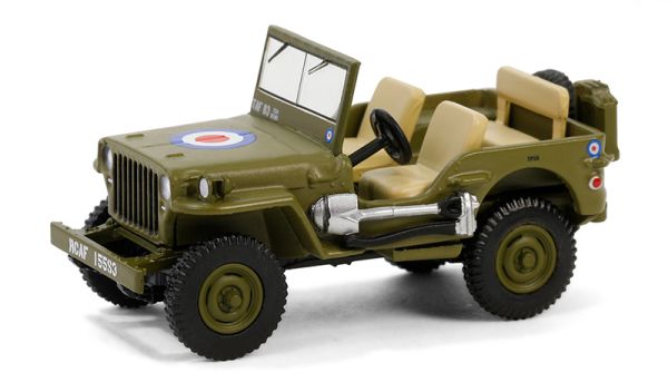 GREEN61040-B - JEEP Willys MB 1942 British Army Command Car der Serie BATTALION 64 in Blisterverpackung - 1