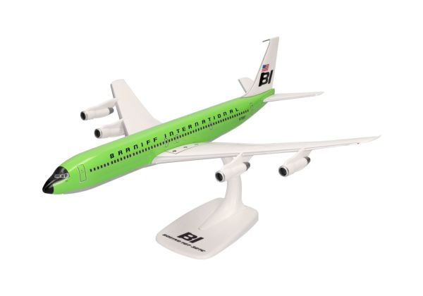 HER614009 - BOEING 707-300 Braniff solid lime green - 1