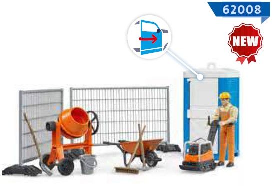 BRU62008 - Construction site accessory box with character - 1