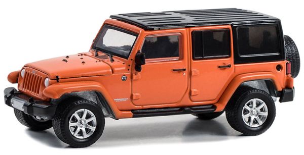 GREEN62010-E - JEEP Wrangler Unlimited 2010 Orange from the movie Cold Pursuit 2019 under blister - 1