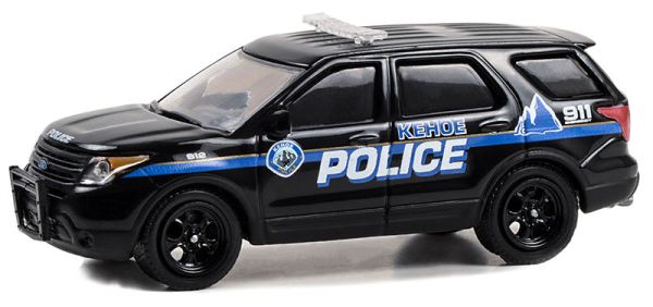 GREEN62010-F - Blister-packed FORD Police Interceptor Utility 2013 Kehoe Police from the movie Cold Pursuit 2019 - 1