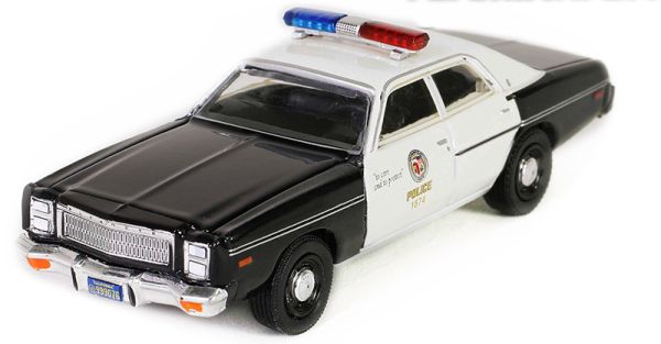 GREEN62020-A - PLYMOUTH Fury 1977 Police from the film TERMINATOR blister carded - 1